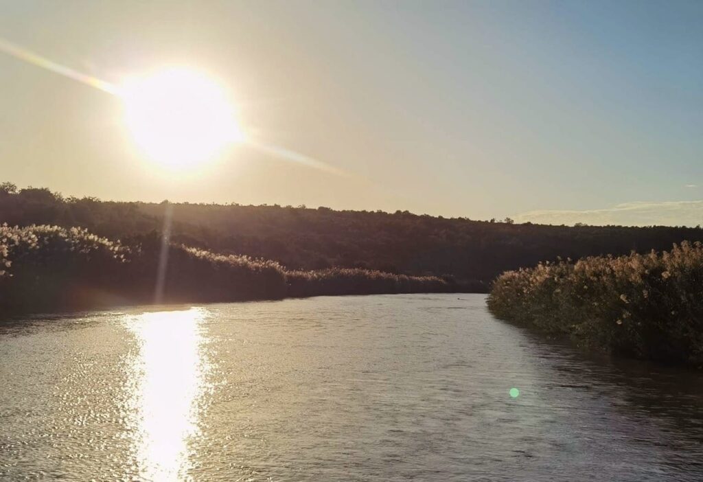 Beautiful Sunset Over Imfolozi River